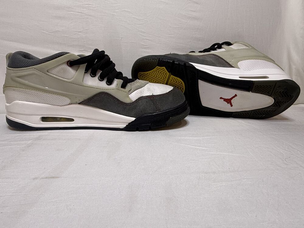 Nike Air Jordan 4 RM Premium Motorsports White Grey Black Men Size 8.5 IB8052-10